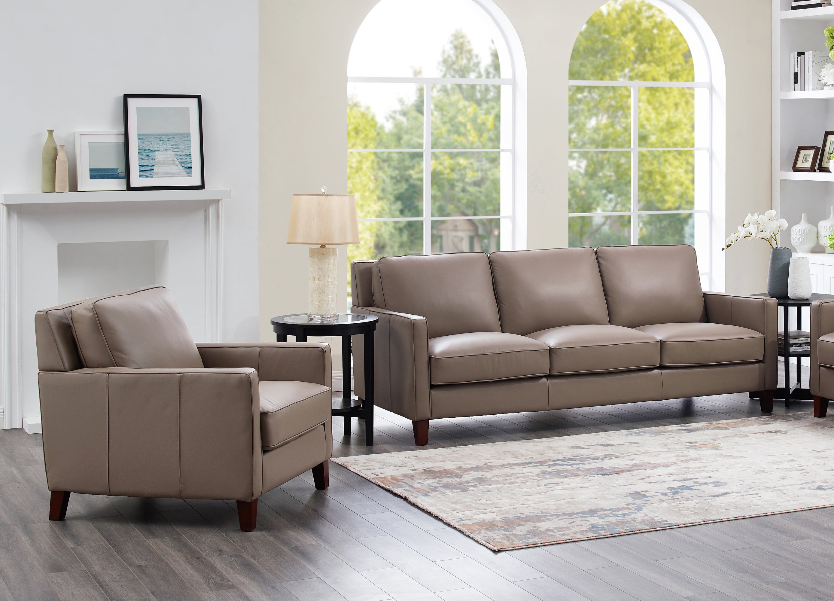 Ashby Leather Sofa Collection