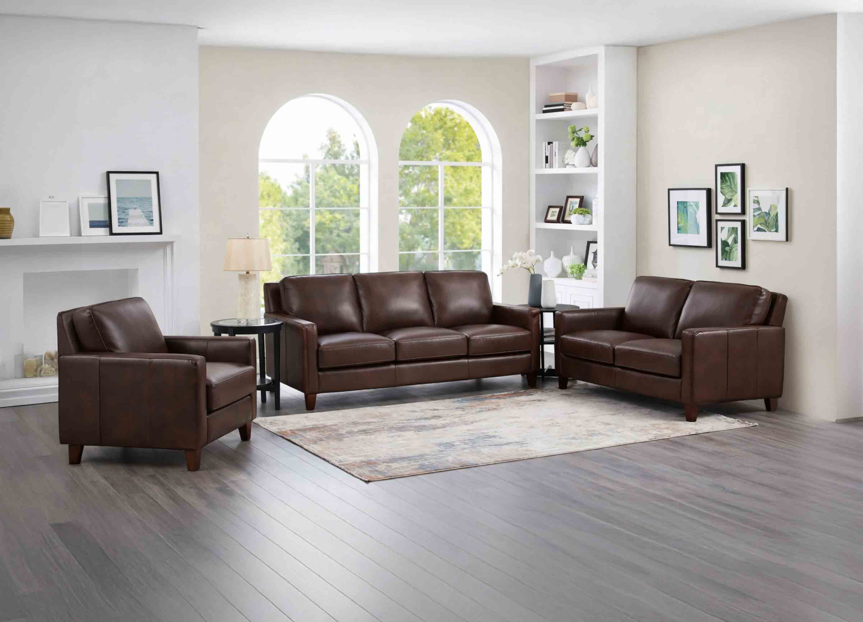 Ashby Leather Sofa Collection