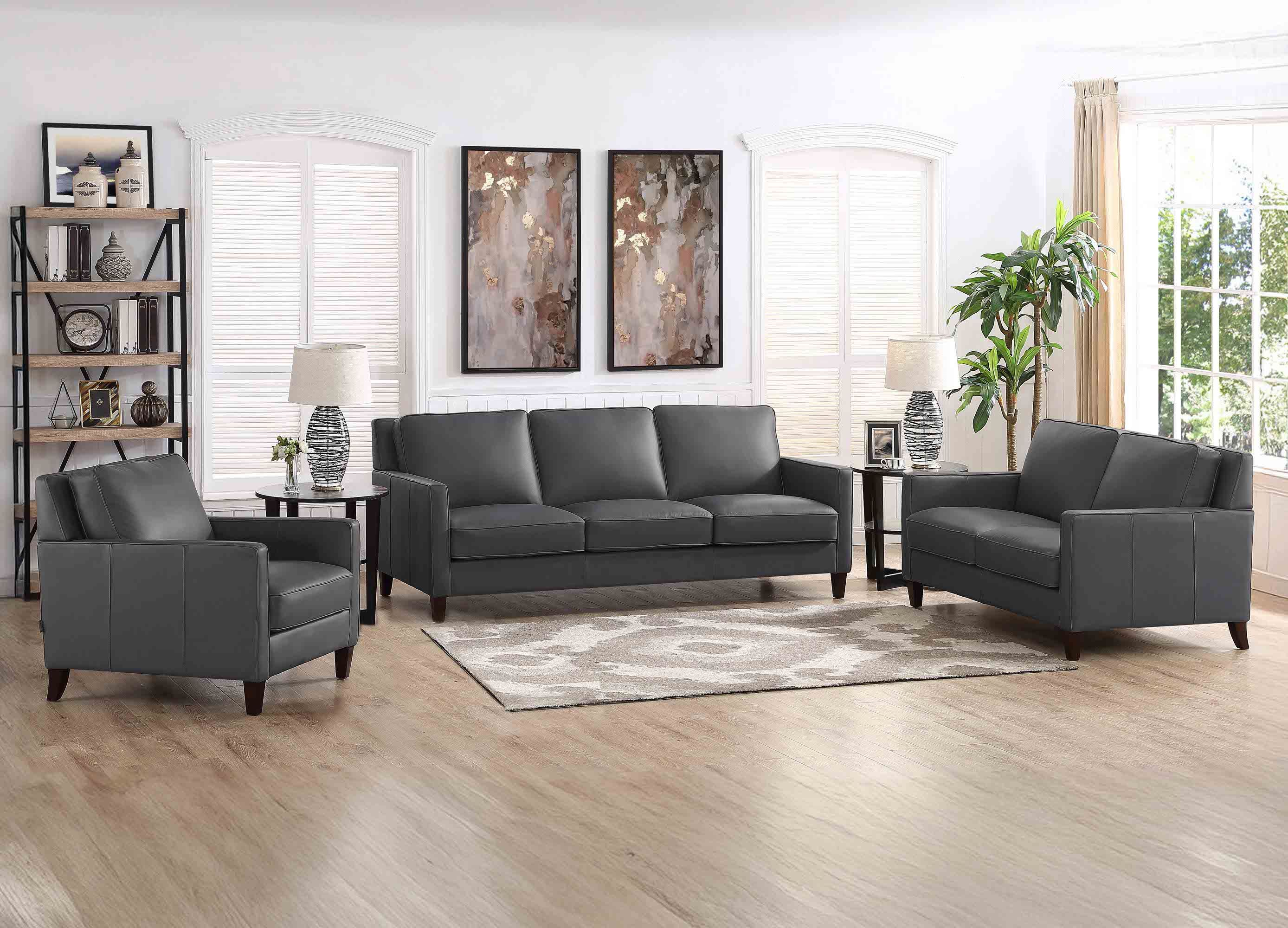Ashby Leather Sofa Collection