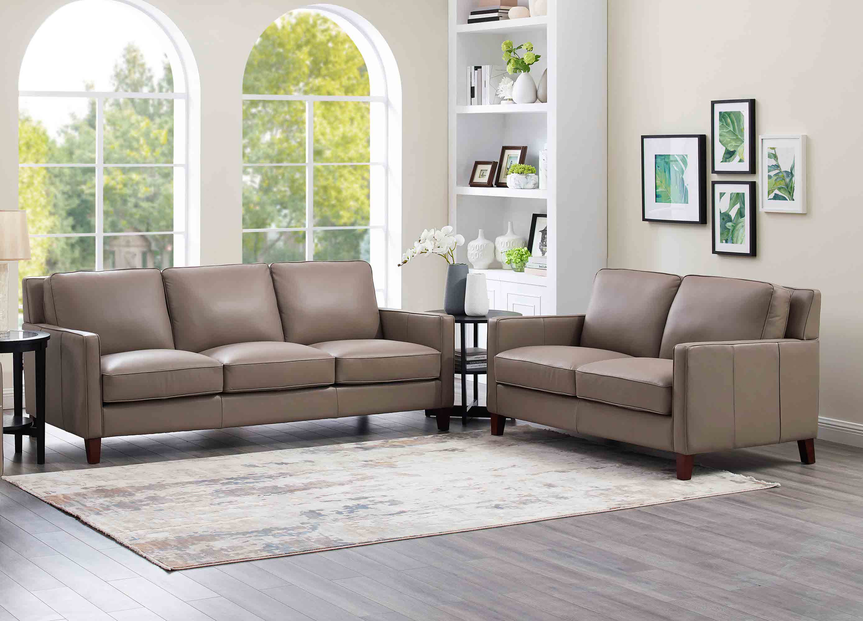 Ashby Leather Sofa Collection