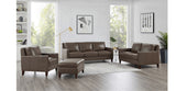 Ashby Leather Sofa Collection, Granite Brown