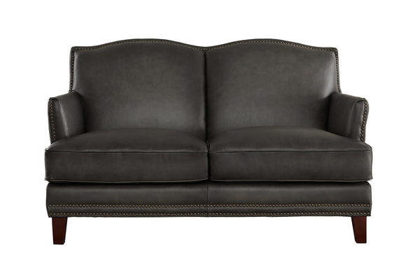 Oxford Leather Sofa Collection, Gray