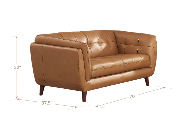 Solana Leather Sofa Collection