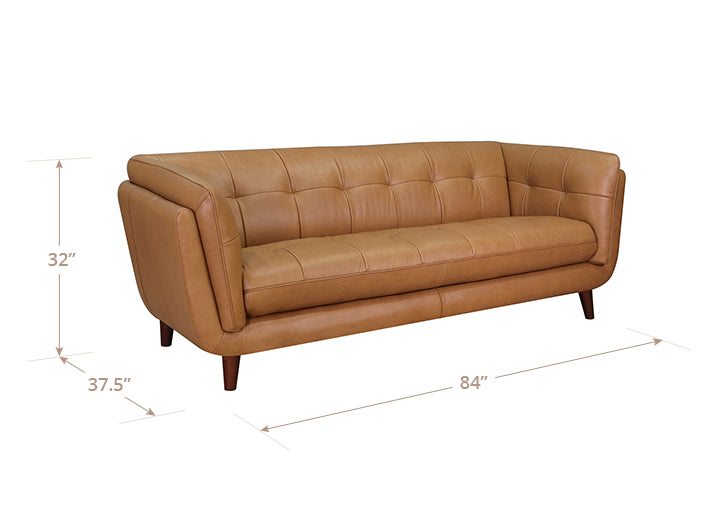 Solana Leather Sofa Collection