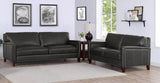 Beacon Leather Sofa Collection, Quartz