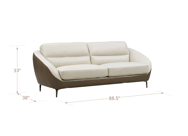 Pearl Leather Sofa Collection