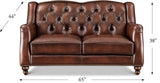 Hamptons Leather Sofa Collection