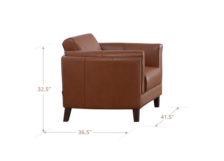 Maui Leather Sofa Collection