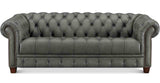 York Leather Sofa Collection, Black