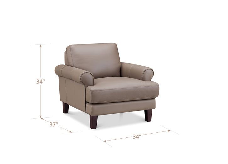 Dawn Leather Sofa Collection