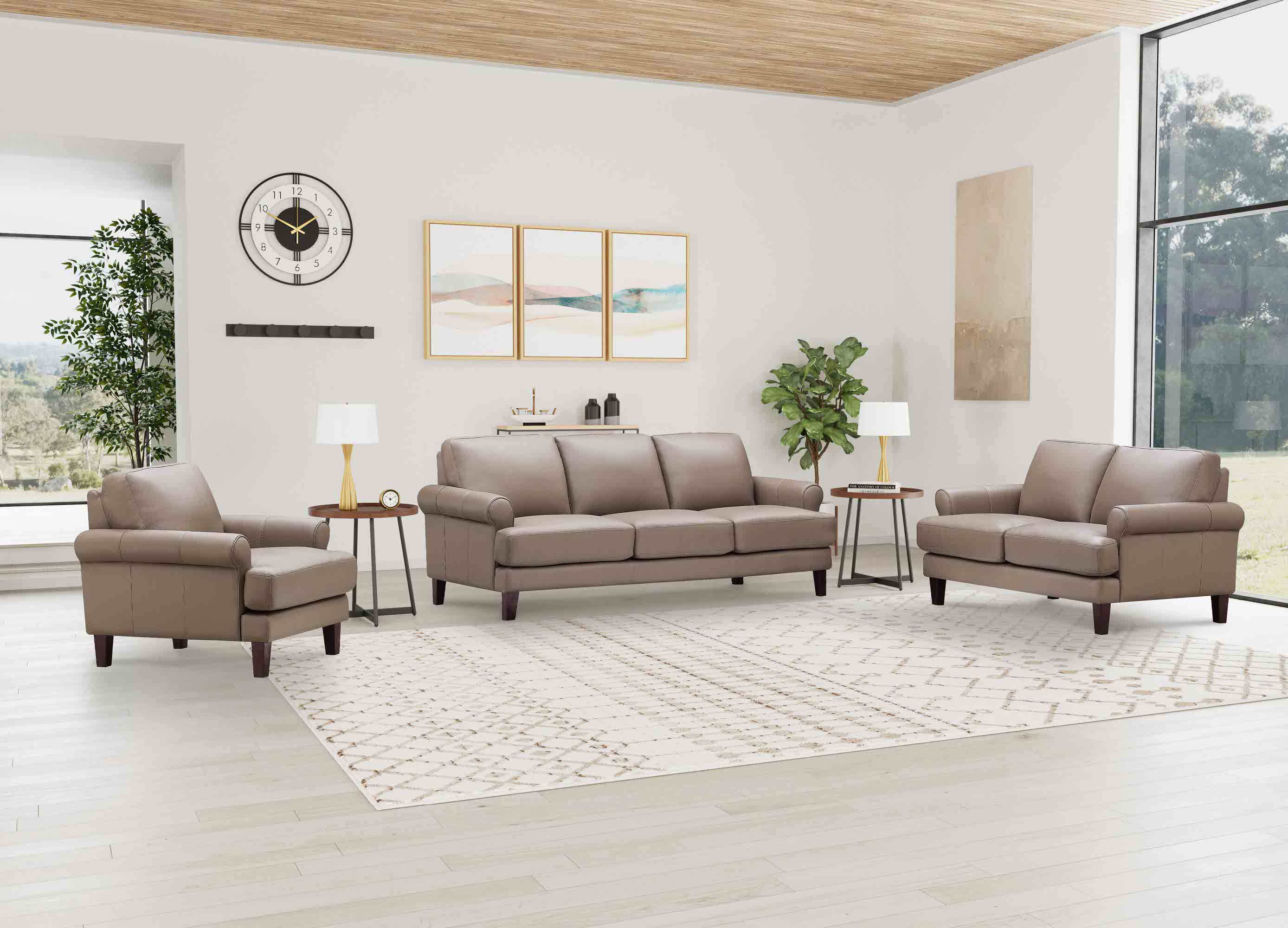 Dawn Leather Sofa Collection
