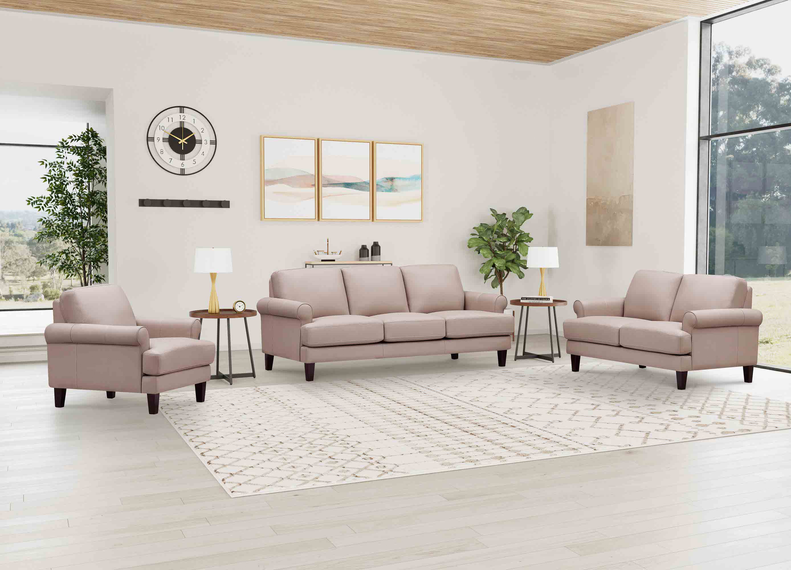 Dawn Leather Sofa Collection