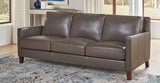 Ashby Leather Sofa Collection, Granite Brown