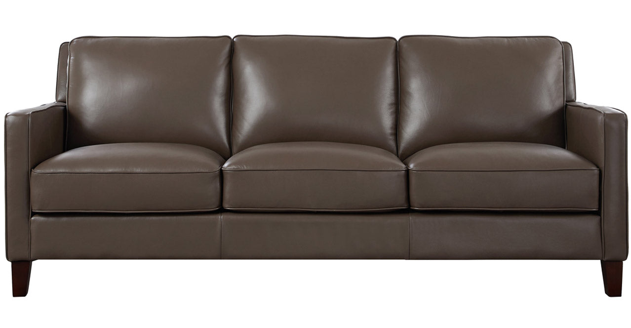 Ashby Leather Sofa Collection, Granite Brown