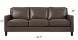 Ashby Leather Sofa Collection, Granite Brown