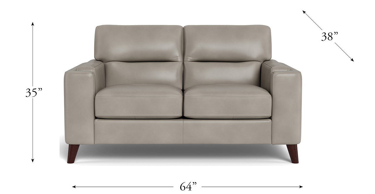 Elm Leather 3-Seater Sofa Collection