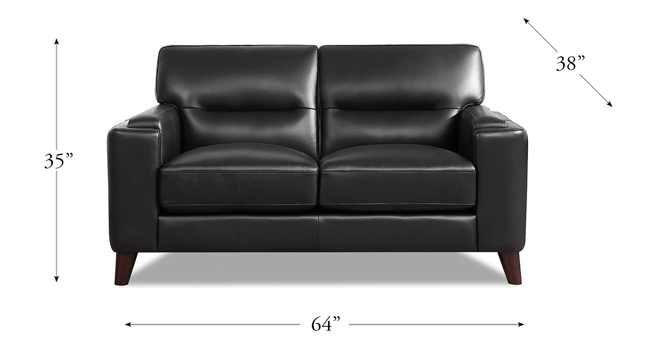 Elm Leather 3-Seater Sofa Collection