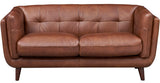 Solana Waxy Pull-up Leather Sofa Collection, Malt