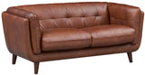 Solana Waxy Pull-up Leather Sofa Collection, Malt
