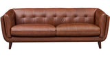 Solana Waxy Pull-up Leather Sofa Collection, Malt