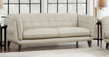 Solana Leather Sofa Collection, Vanilla White