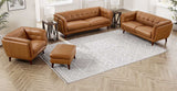 Solana Leather Sofa Collection, Cognac Brown