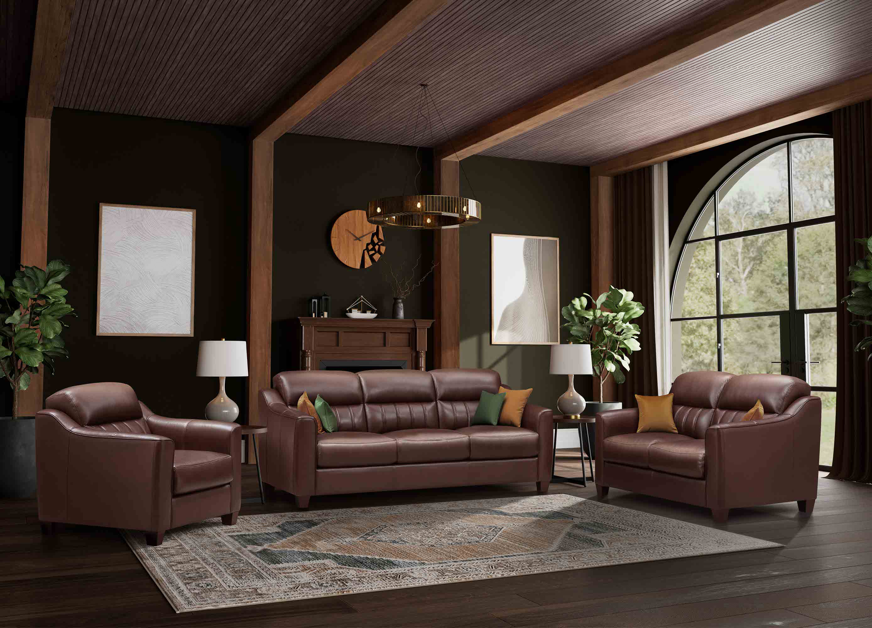 Uptown Leather Sofa Collection