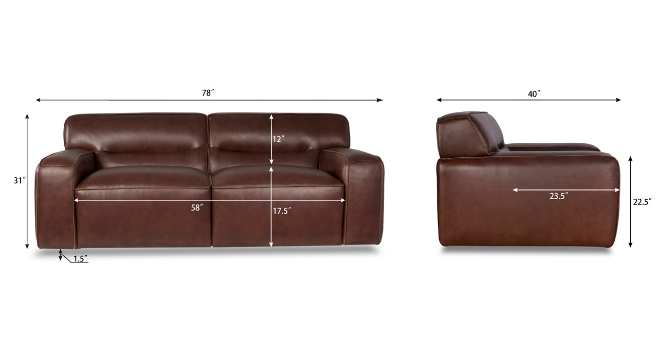 Dani Leather Sofa Collection