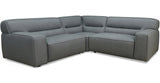 Dani Leather Sectional Collection, Slate