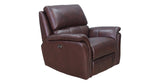 Erindale Power Leather Recliner, Bristol Mocha