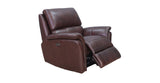 Erindale Power Leather Recliner, Bristol Mocha