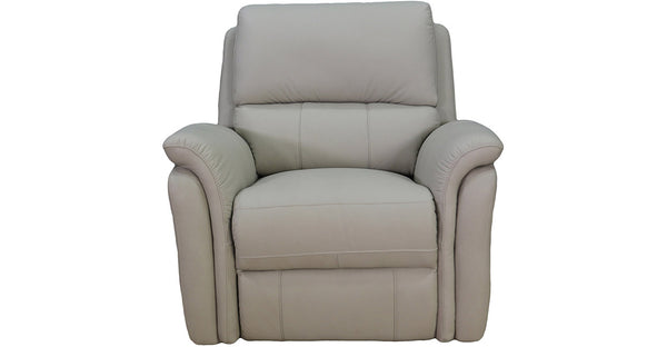 Erindale Power Leather Recliner, Beaumont Cream