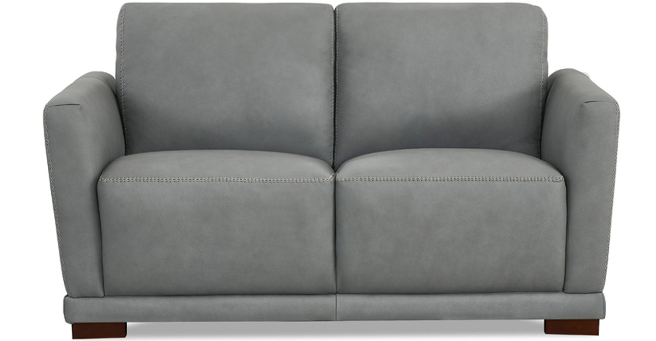 Mary Leather Sofa Collection, Slate