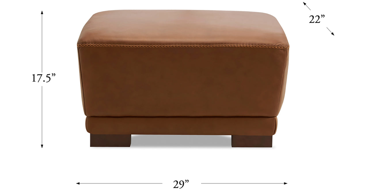 Mary Leather Sofa Collection, Nutmeg Brown