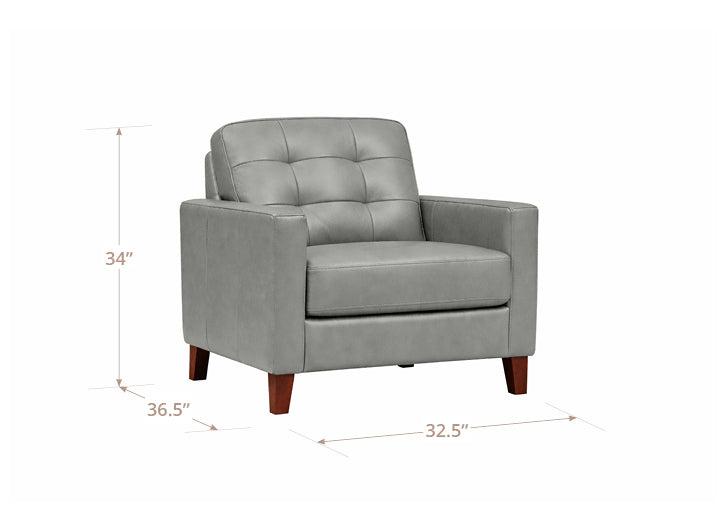 Aiden Leather Sofa Collection