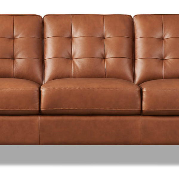 Hydeline Aiden Leather Loveseat