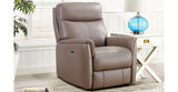 Layla Zero Gravity Leather Recliner Collection, Taupe Brown