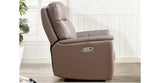 Layla Zero Gravity Leather Recliner Collection, Taupe Brown