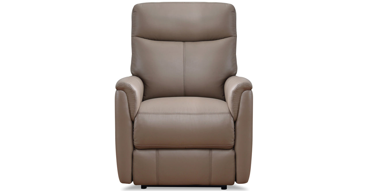 Layla Zero Gravity Leather Recliner Collection, Taupe Brown
