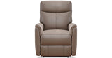Layla Zero Gravity Leather Recliner Collection, Taupe Brown