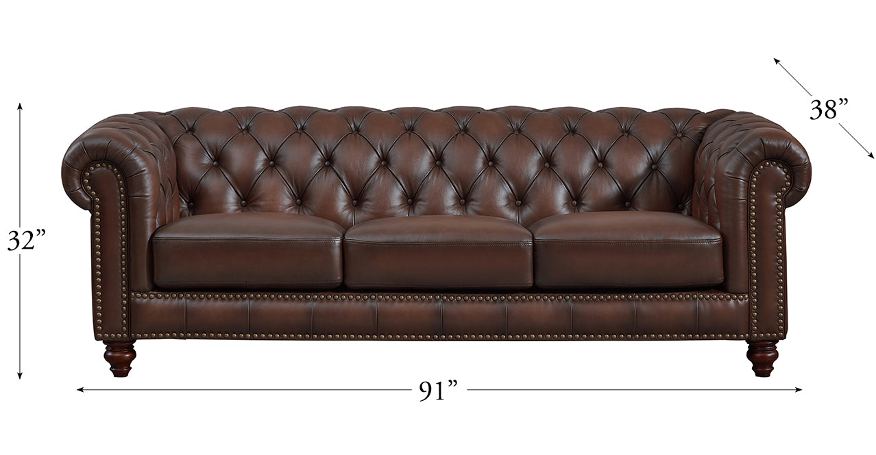 Alton Bay Leather Sofa Collection