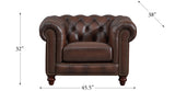 Alton Bay Leather Sofa Collection