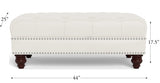 Alton Bay Leather Sofa Collection, Cream White