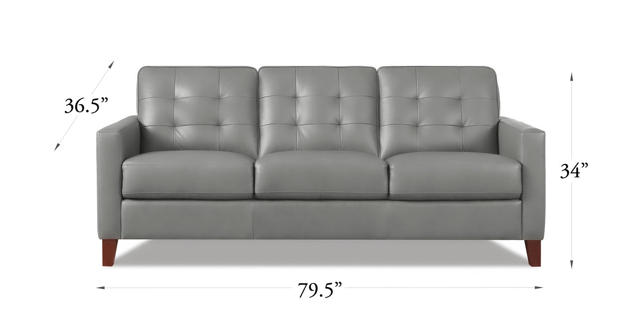 Aiden Leather Sofa Collection