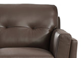 Huntington Leather Sofa Collection, Granite Brown
