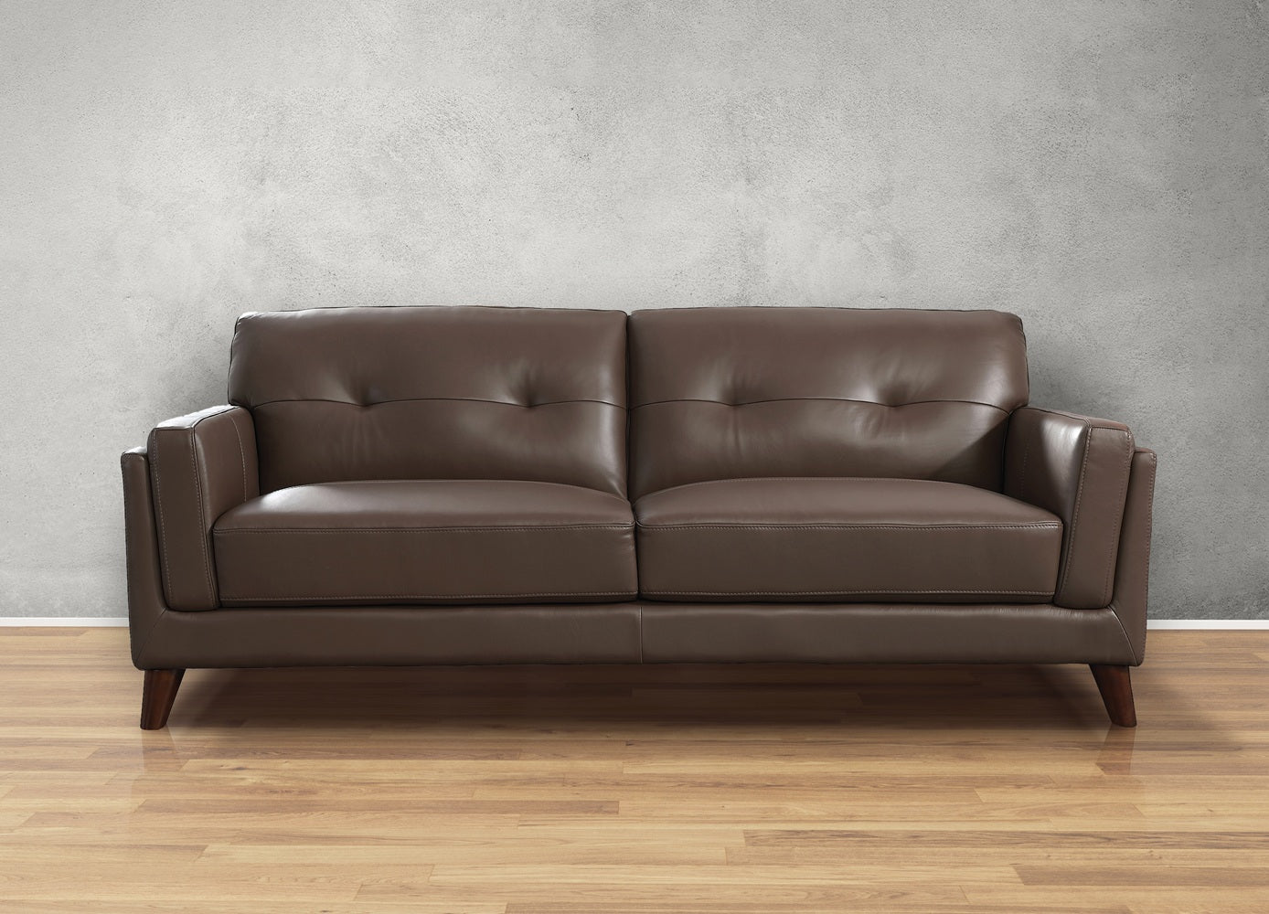 Huntington Leather Sofa Collection, Granite Brown
