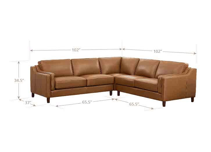 Bella Leather Sectional Collection