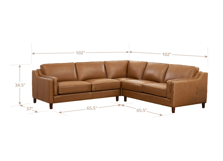 Bella Leather Sectional Collection