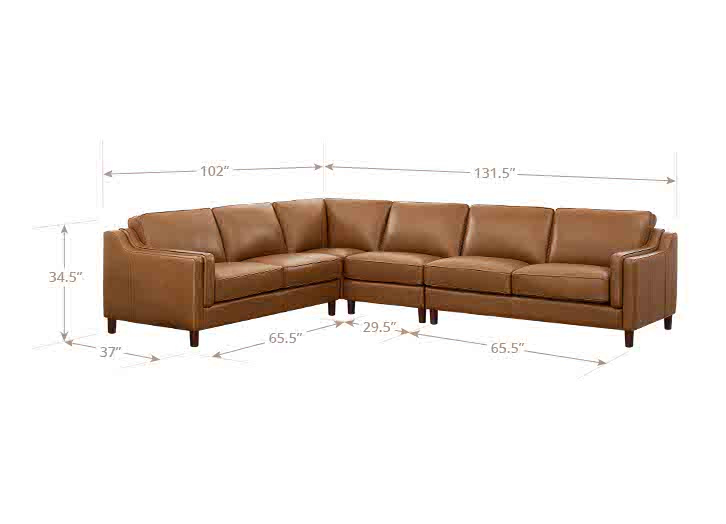 Bella Leather Sectional Collection
