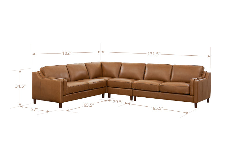 Bella Leather Sectional Collection